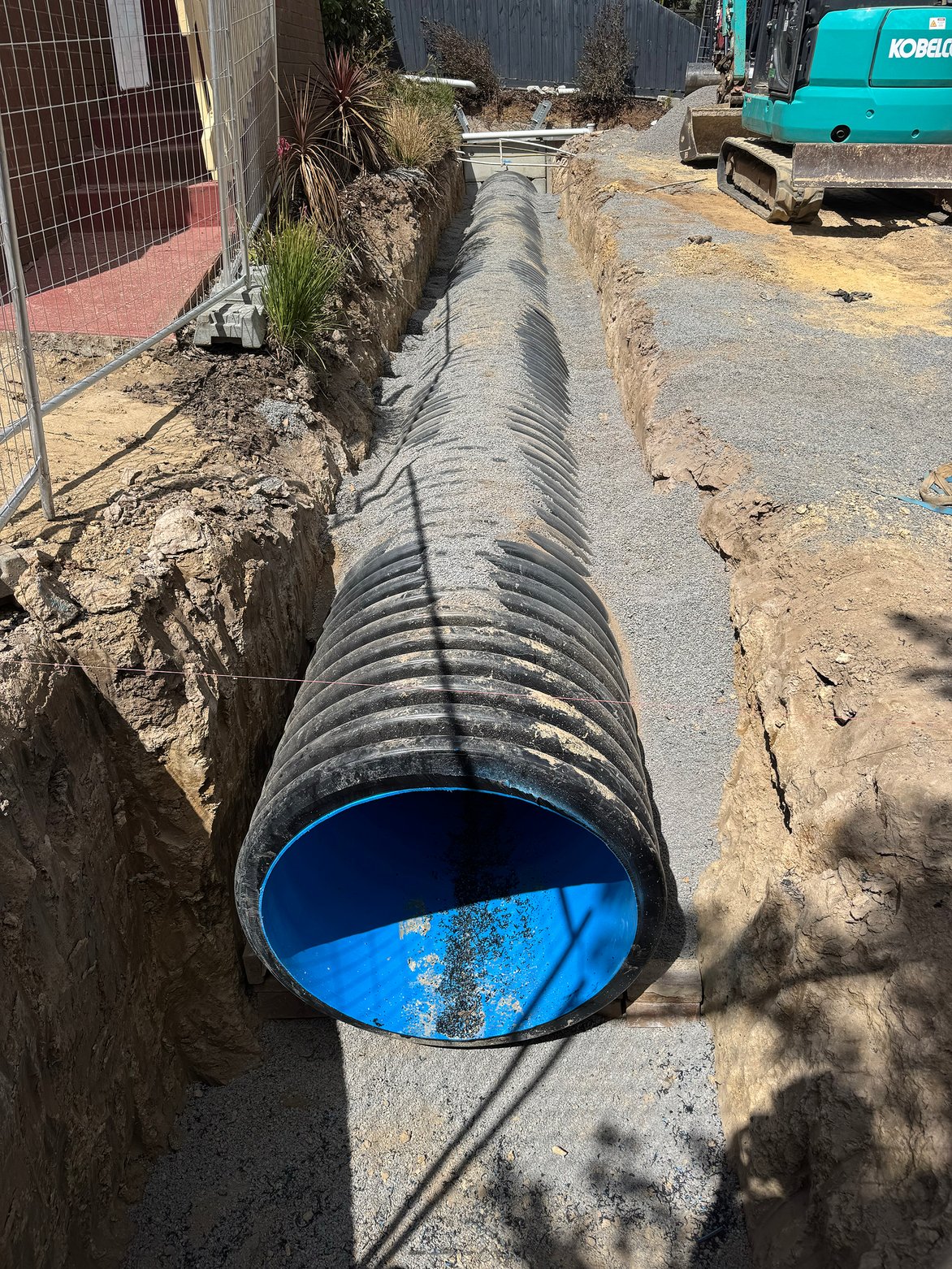 Drainage trench installation by Mandl Plumbing & Drainage in Lilydale VIC